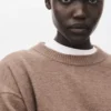 Oversize-Pullover mit gerippten Bündchen