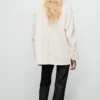 Oversized-Jeansjacke mit Taschen Oversized-Jeansjacke mit Taschen
