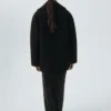 Oversized-Kurzmantel aus Wolle Oversized-Kurzmantel aus Wolle