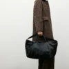 Oversized-Mantel aus melierter Wolle Oversized-Mantel aus melierter Wolle