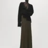 Oversized-Strickjacke mit V-Ausschnitt
