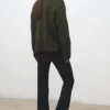 Oversized-Strickjacke mit V-Ausschnitt