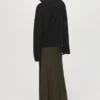 Oversized-Strickjacke mit V-Ausschnitt