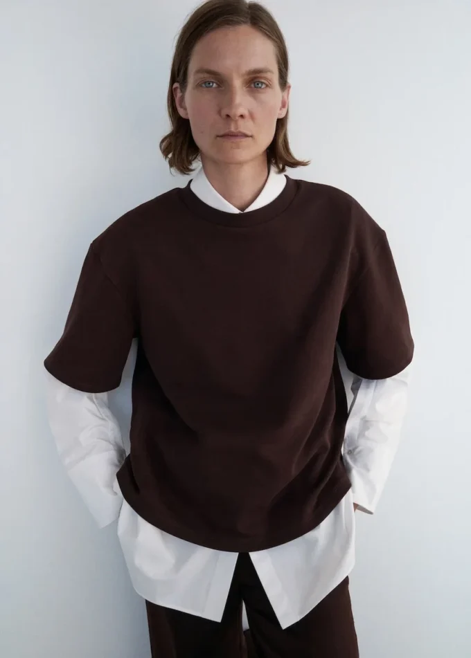 Oversized-T-Shirt aus Baumwolle