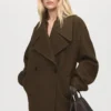 Oversized-Wollmantel mit Maxi-Revers Oversized-Wollmantel mit Maxi-Revers