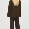 Oversized-Wollmantel mit Maxi-Revers Oversized-Wollmantel mit Maxi-Revers