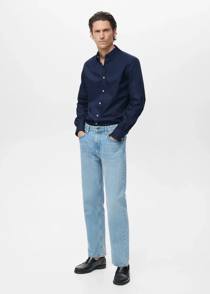 Oxford-Hemd aus 100 % Baumwolle Oxford-Hemd aus 100 % Baumwolle