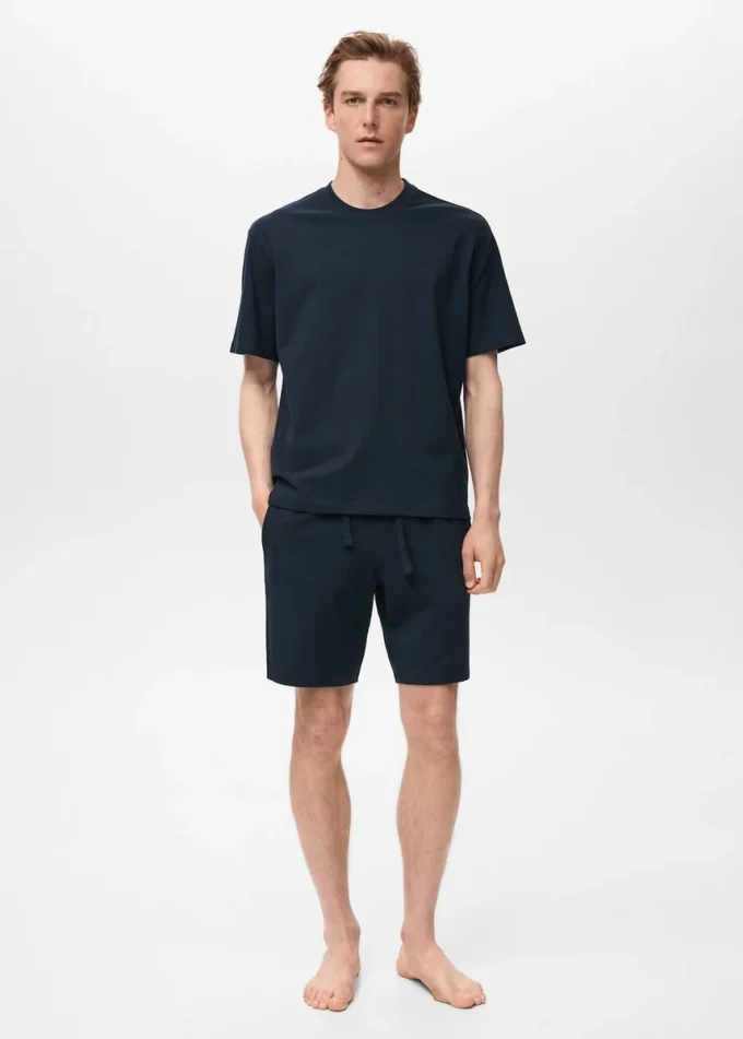 Packung mit Baumwoll-Pyjama-Shorts Packung mit Baumwoll-Pyjama-Shorts