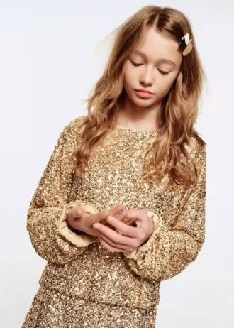 Paillettenbluse