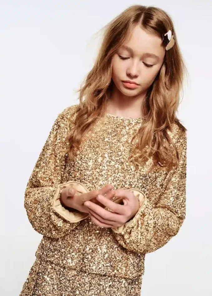 Paillettenbluse Paillettenbluse