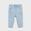 Paperbag-Jeans mit Knöpfen Paperbag-Jeans mit Knöpfen