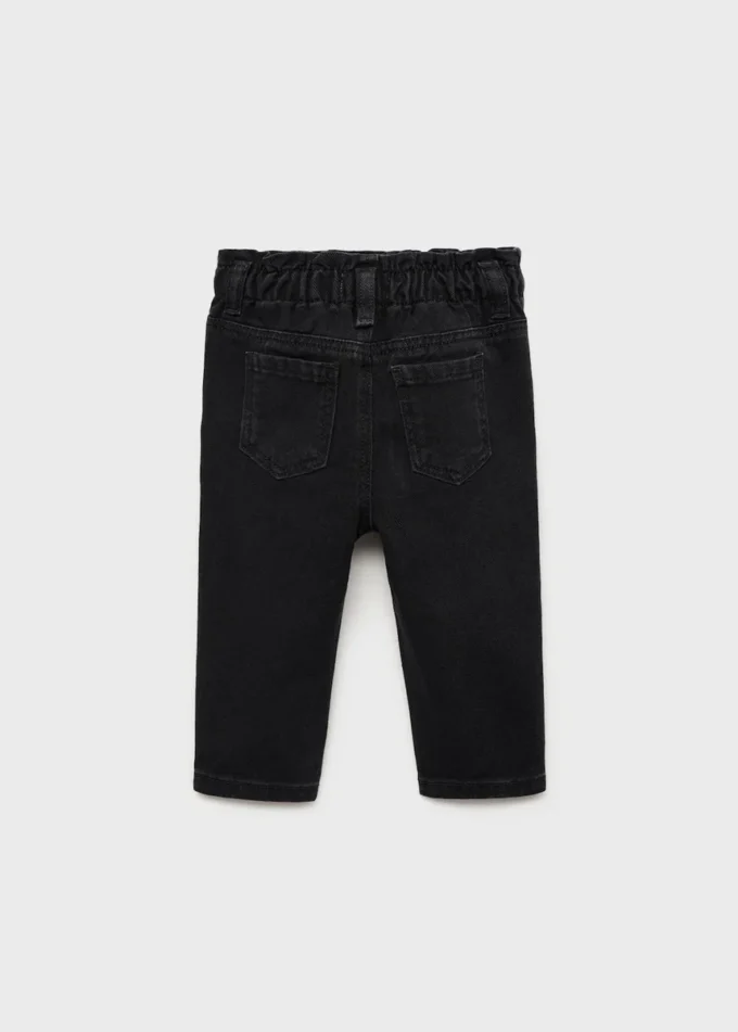 Paperbag-Jeans mit Knöpfen Paperbag-Jeans mit Knöpfen