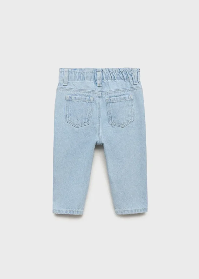 Paperbag-Jeans mit Knöpfen Paperbag-Jeans mit Knöpfen