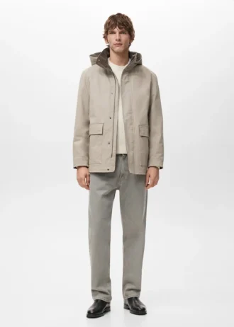 Parka mit abnehmbarer Innenkapuze