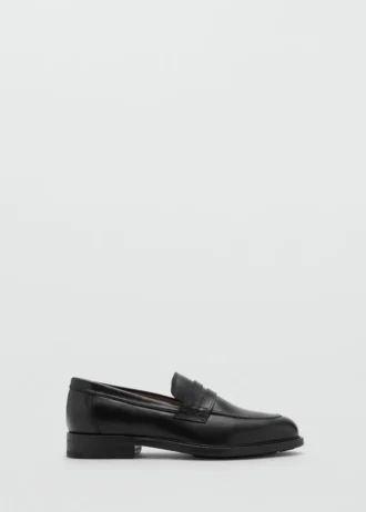 Penny Loafers aus Leder