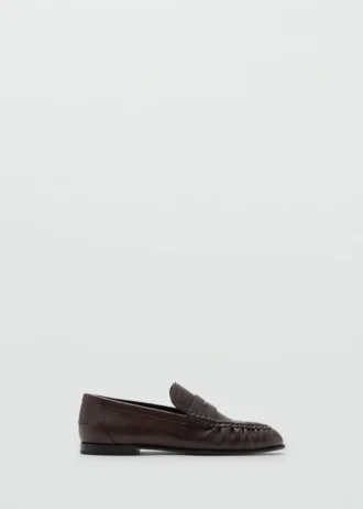 Penny Loafers aus Leder