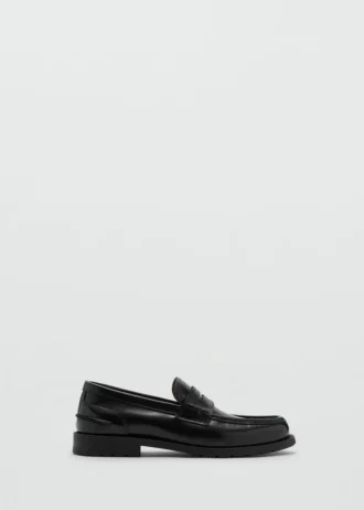Penny Loafers aus Leder