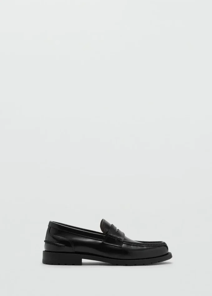 Penny Loafers aus Leder