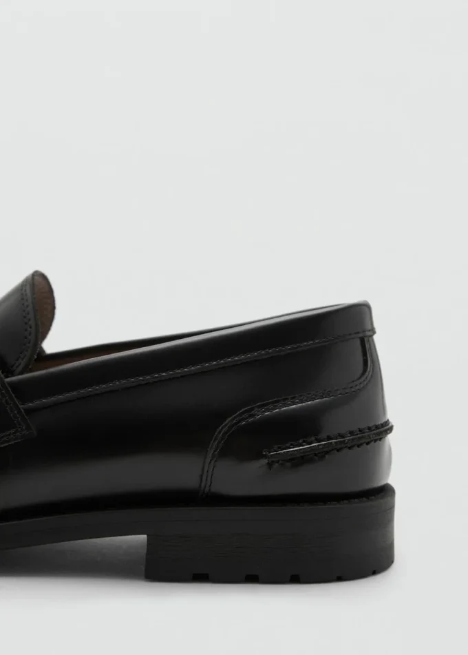 Penny Loafers aus Leder