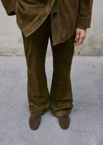 Penny Loafers aus Wildleder