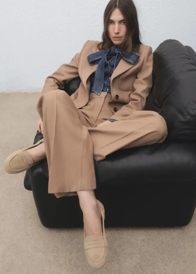 Penny Loafers aus Wildleder Penny Loafers aus Wildleder