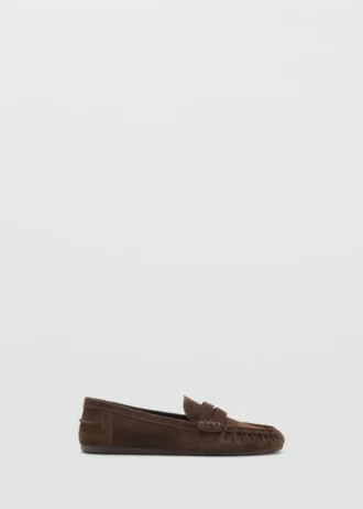 Penny Loafers aus Wildleder