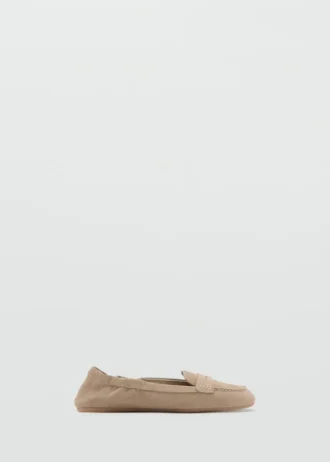 Penny Loafers aus Wildleder