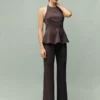 Peplum-Oberteil mit Neckholder Peplum-Oberteil mit Neckholder