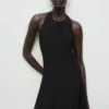 Plisseekleid mit Neckholder Plisseekleid mit Neckholder