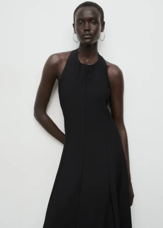 Plisseekleid mit Neckholder