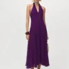 Plisseekleid mit Neckholder Plisseekleid mit Neckholder