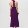 Plisseekleid mit Neckholder Plisseekleid mit Neckholder