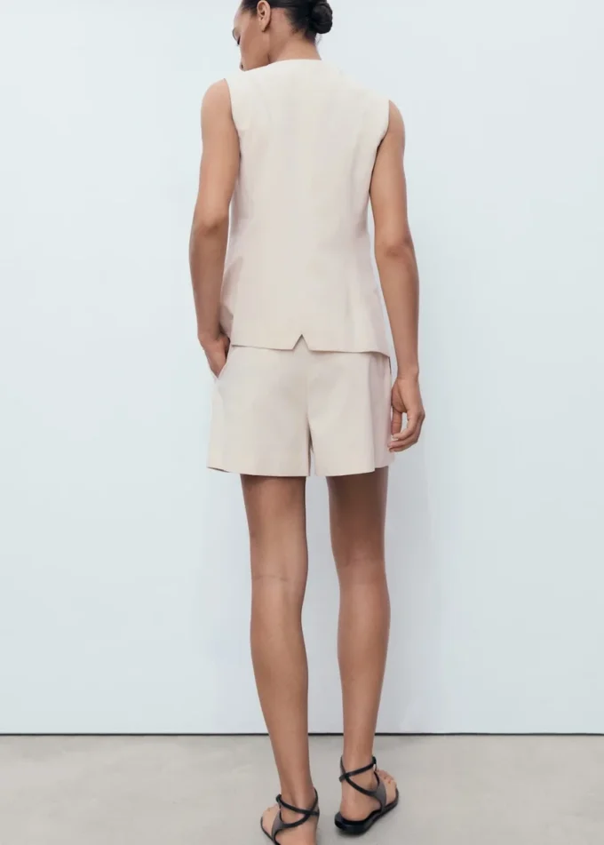 Plissierte Anzugshorts Plissierte Anzugshorts