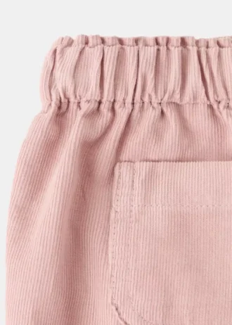 Plissierte Cordhose