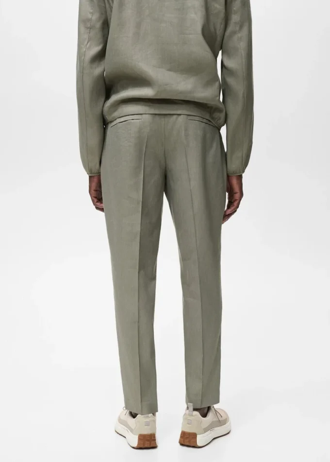 Plissierte Leinenhose Plissierte Leinenhose