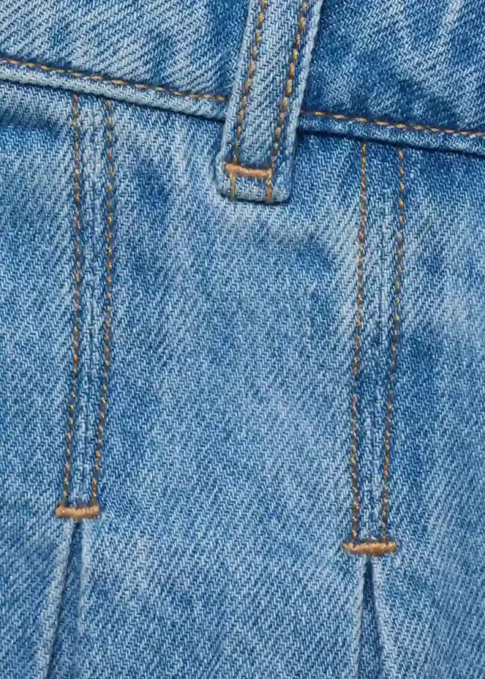 Plissierter Jeansrock Plissierter Jeansrock