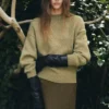 Übergroßer Grobstrickpullover