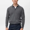 Polo-Pullover aus 100 % Merinowolle