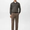 Polo-Pullover aus 100 % Merinowolle
