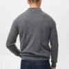 Polo-Pullover aus 100 % Merinowolle
