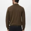 Polo-Pullover aus 100 % Merinowolle
