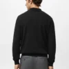 Polo-Pullover aus 100 % Merinowolle