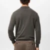 Polo-Pullover aus 100 % Merinowolle