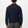 Polo-Pullover aus 100 % Merinowolle
