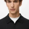 Polo-Pullover aus 100 % Merinowolle