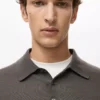 Polo-Pullover aus 100 % Merinowolle