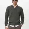 Polo-Pullover aus Wollmischung Polo-Pullover aus Wollmischung