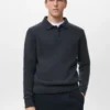 Polo-Pullover aus Wollmischung Polo-Pullover aus Wollmischung