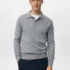 Polo-Pullover aus Wollmischung Polo-Pullover aus Wollmischung