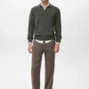 Polo-Pullover aus Wollmischung Polo-Pullover aus Wollmischung